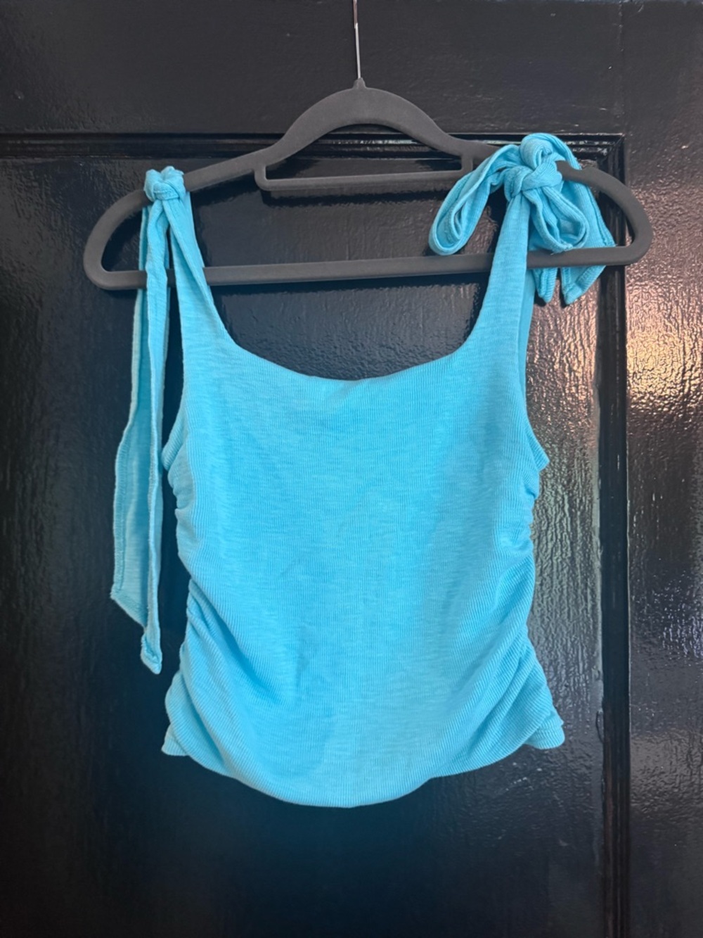 Free people blue tie tank
